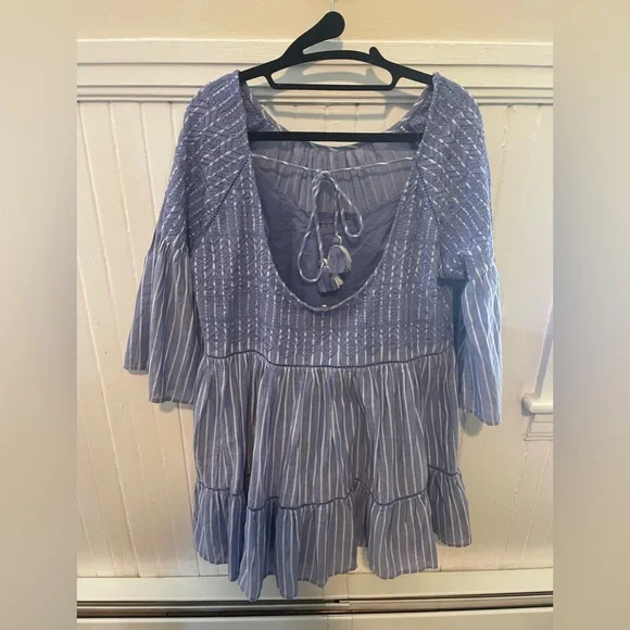 Free People, bohemian striped dress - Picture 8 of 10